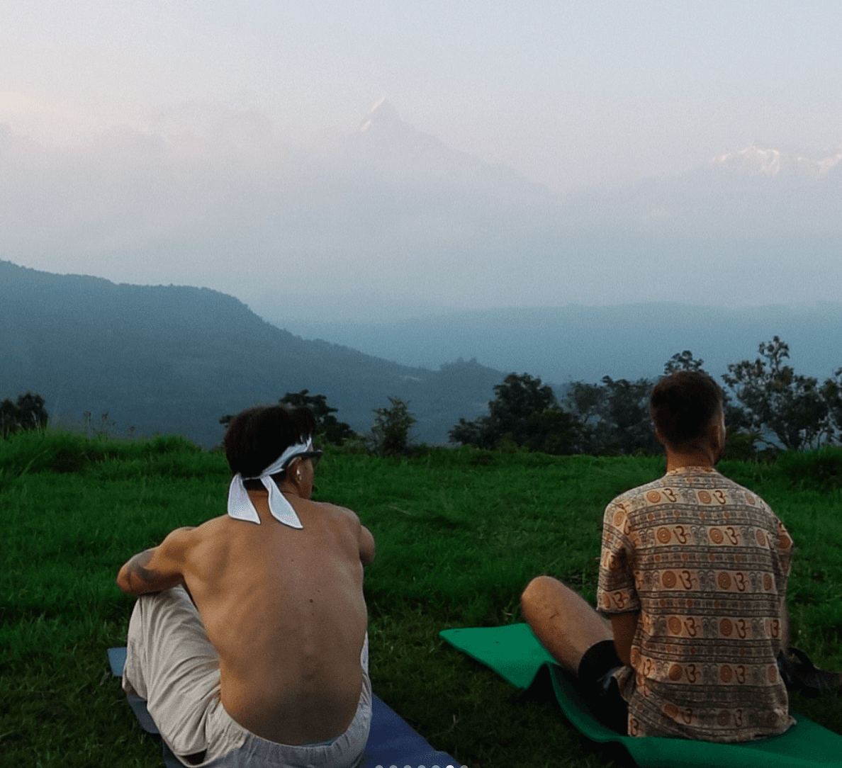 Przemek i Nikodem w Nepalu